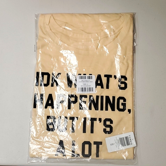 ❤️NWT VINTAGE TORRID iDK WHATS GOING ON BUT ITS A LOT GRAPHIC TEE - PLUS SIZE - Picture 4 of 12